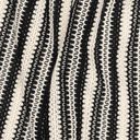 Tissu maille rayures | Poppy Fabrics – noir/écru, 
