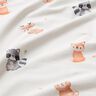GOTS Jersey coton Bébés animaux Impression numérique – ivoire,  thumbnail number 2