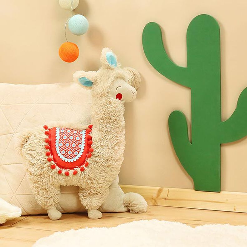 Peluche à poils longs SHAGGY [1 M X 0,75 M | Flor: 20 MM] - beige clair | Kullaloo,  image number 5