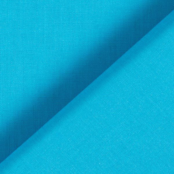 Tissu en polyester et coton mélangés, facile d’entretien – turquoise,  image number 3