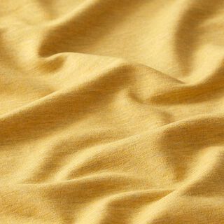 French Terry chiné fin – moutarde/gris, 