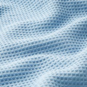 Tissu éponge/Nid d’abeille Uni – bleu clair, 