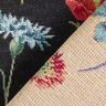 Tissu de décoration Gobelin fleurs sauvages – noir/rosé,  thumbnail number 4