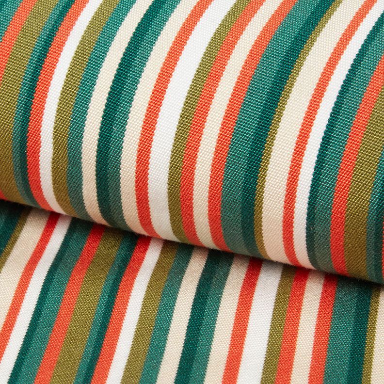 Extérieur Tissu pour chaise longue Rayures verticales 44 cm – vert foncé/orange,  image number 5