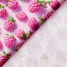 Tissu en coton Popeline framboises brillantes – violet pastel/vert pomme,  thumbnail number 4