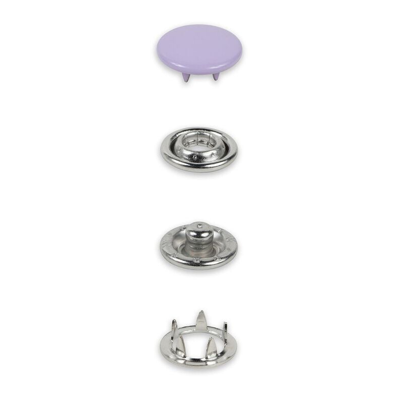 Boutons pression en jersey [12 mm] | Prym – lilas,  image number 2