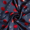 Jersey coton Coquillages Métallique – bleu noir/rouge,  thumbnail number 5