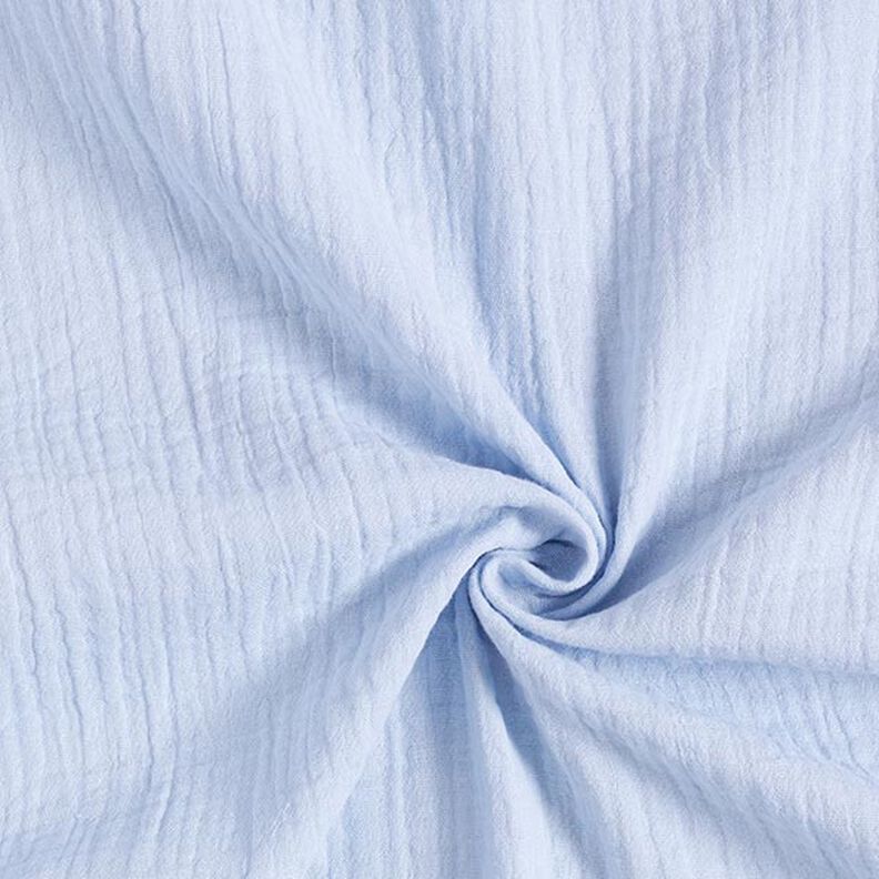GOTS Tissu double gaze de coton | Tula – bleu bébé,  image number 1