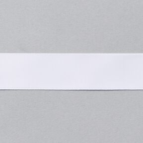 Ruban de satin [25 mm] – blanc, 