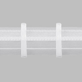 Ruban plissé 1x, 90 mm – transparent | Gerster, 