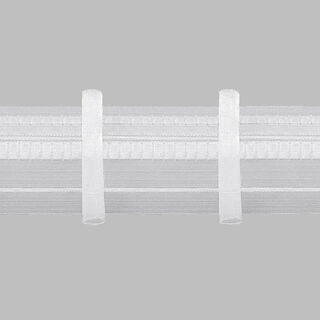 Ruban plissé 1x, 90 mm – transparent | Gerster, 