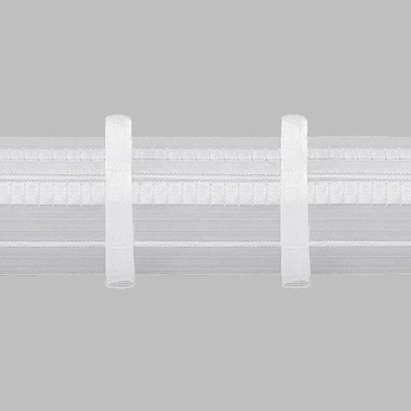 Ruban plissé 1x, 90 mm – transparent | Gerster,  image number 1