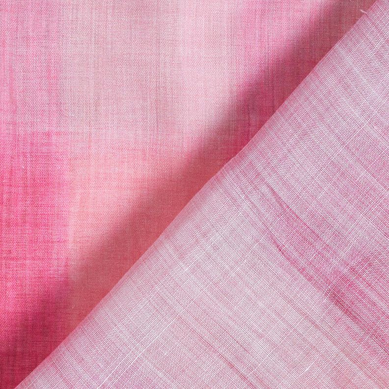 Mousseline ramie Carreaux batik – rose intense,  image number 5