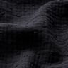 Tissu double gaze de coton dobby – noir,  thumbnail number 2