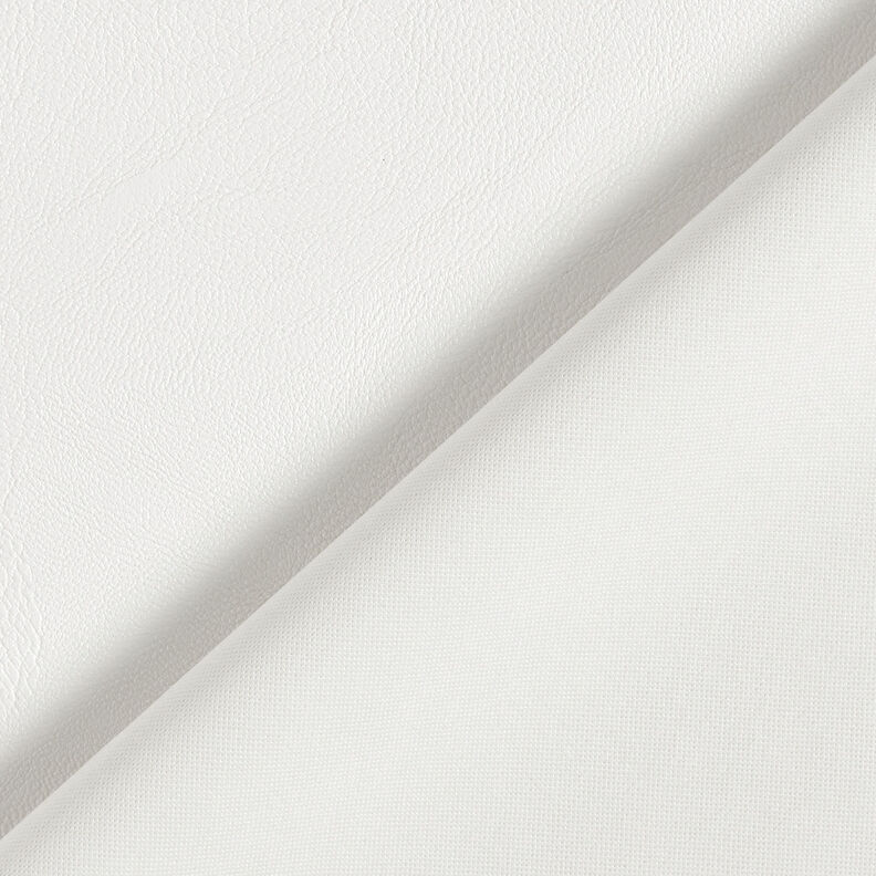 Similicuir stretch uni – blanc,  image number 3