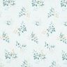 Jersey coton Eucalyptus | Glitzerpüppi – blanc/bleu pigeon,  thumbnail number 1