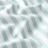 Tissu de décoration Semi-panama rayures verticales – menthe/blanc,  thumbnail number 2