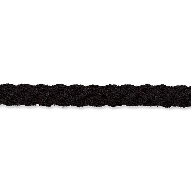 Cordon en coton [Ø 5 mm] – noir,  image number 1