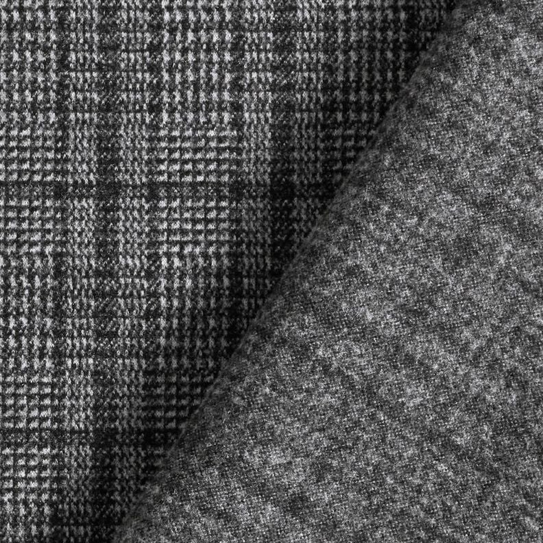 Maille pour manteau stretch Prince de Galles – gris clair/anthracite,  image number 4