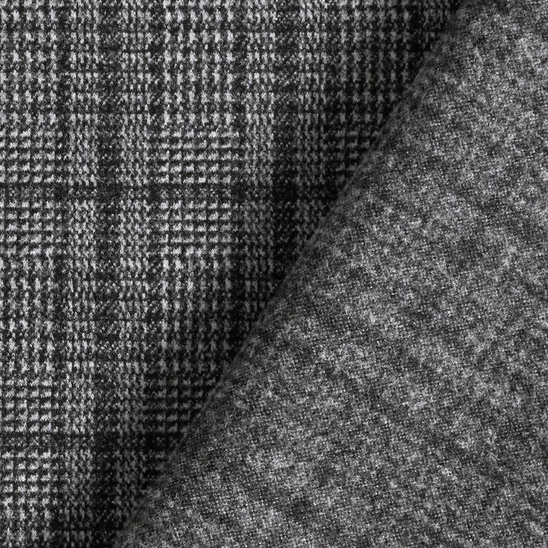 Maille pour manteau stretch Prince de Galles – gris clair/anthracite, image number 4