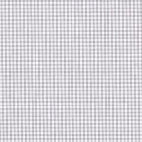 Popeline coton Petit carreaux Vichy, teints en fil – gris/blanc, 