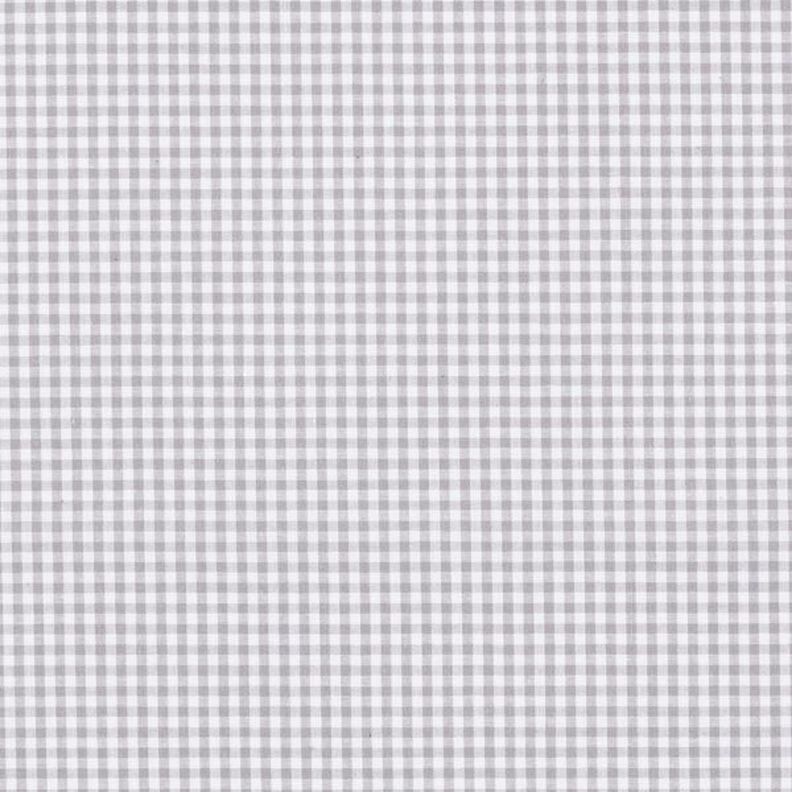 Popeline coton Petit carreaux Vichy, teints en fil – gris/blanc,  image number 1