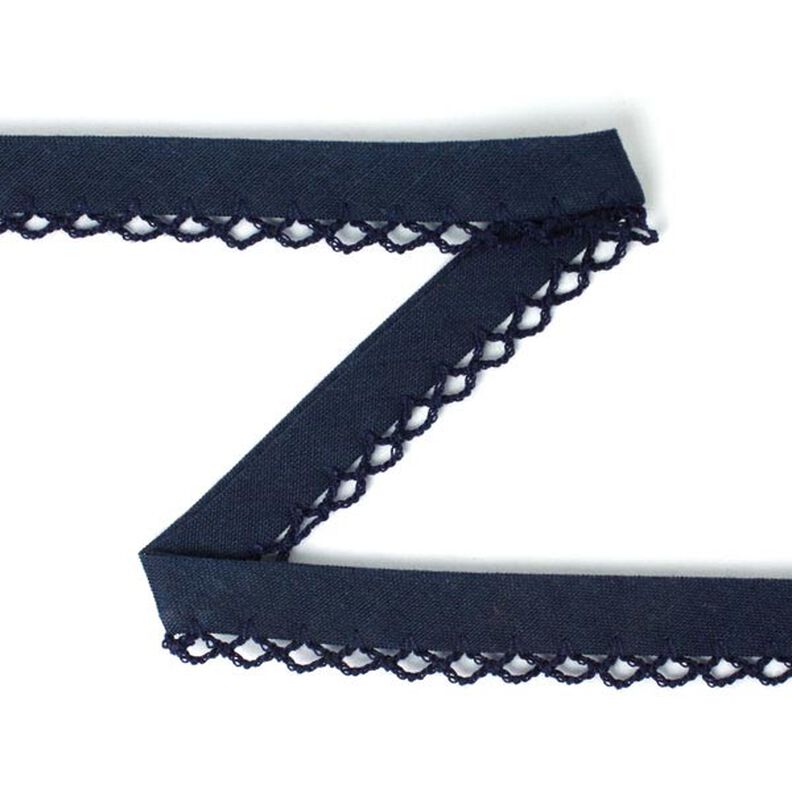 Biais avec bordure au crochet 18 – navy,  image number 1