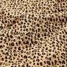 Tissu gaze de coton Tissu matelassé Imprimé lion – beige/noir,  thumbnail number 3