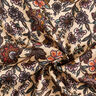 Satin de viscose Fleurs Paisley – noix de cajou,  thumbnail number 3
