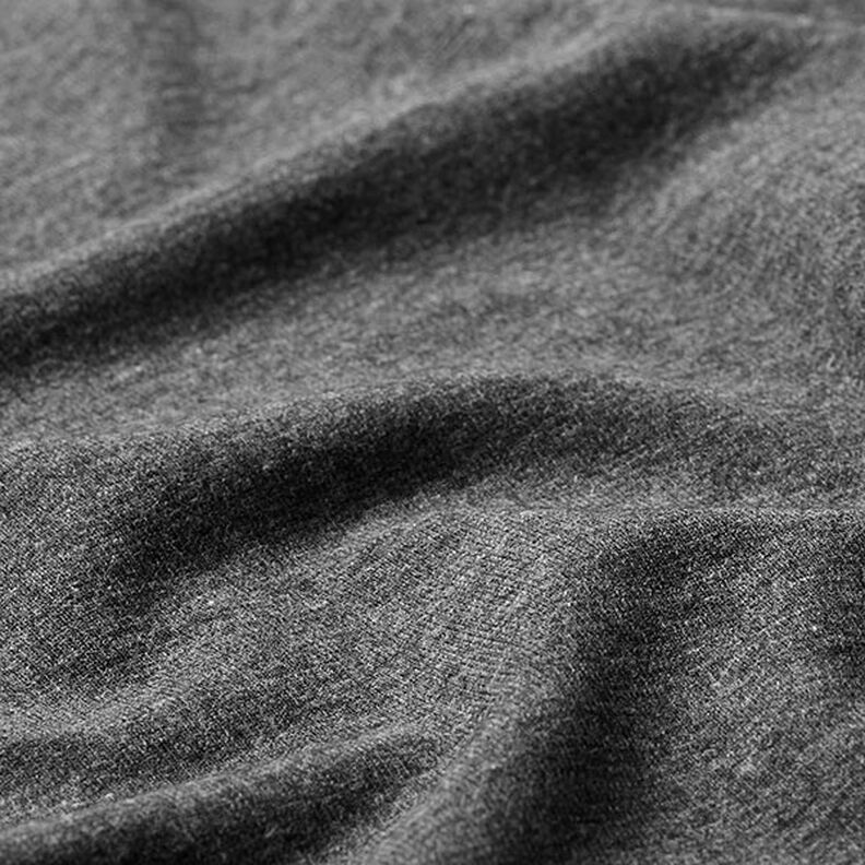 Jersey coton Medium Chiné – anthracite,  image number 2