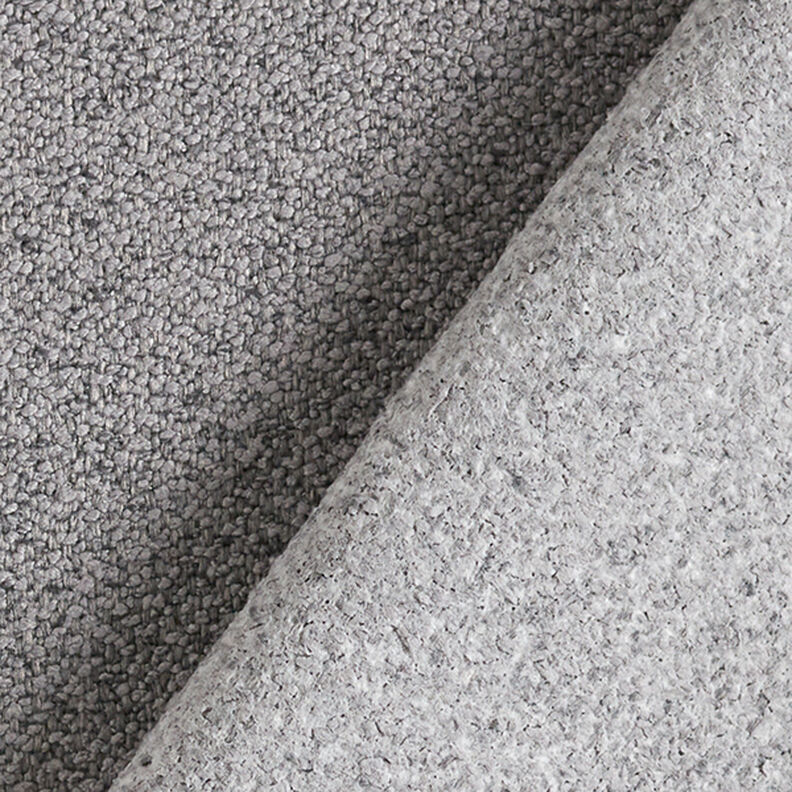 Tissu de revêtement Bouclette fine – gris,  image number 3