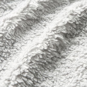 Coton sherpa uni – gris clair, 