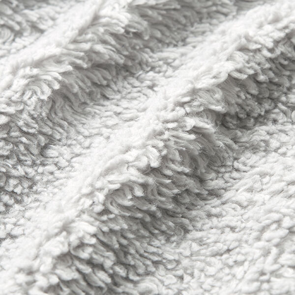 Coton sherpa uni – gris clair,  image number 2