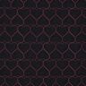 Tissu matelassé Cœurs en néon | Poppy Fabrics – noir/rose néon,  thumbnail number 1