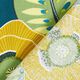 Tissu de décoration Semi-panama Plantes tropicales – pétrole,  thumbnail number 4