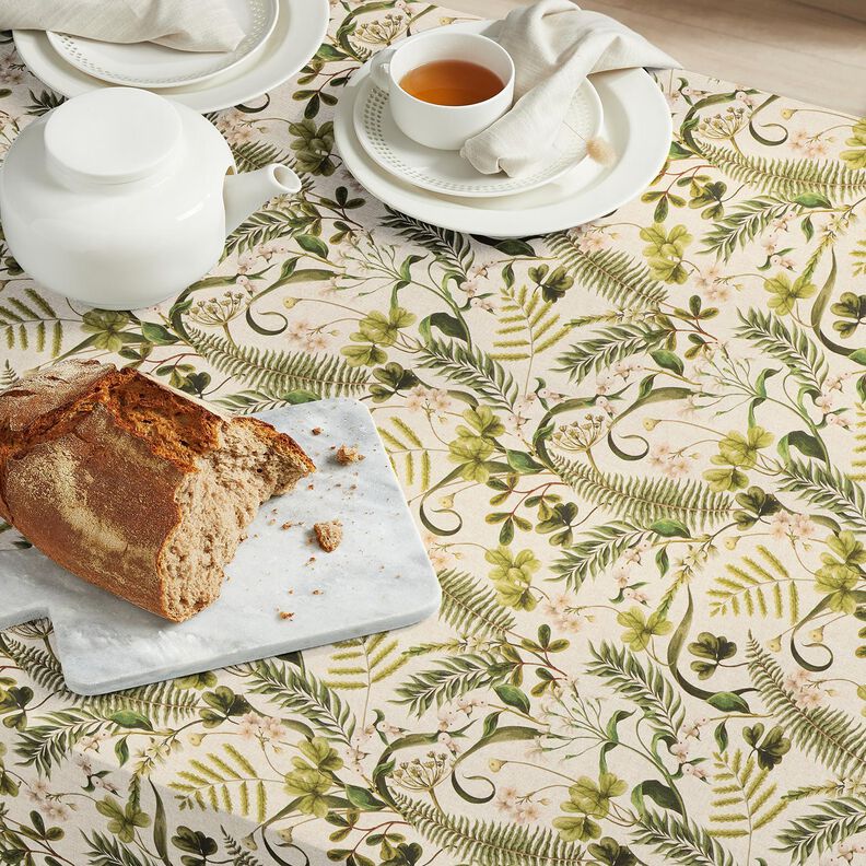 Tissu de décoration Semi-panama plantes sauvages – nature,  image number 6