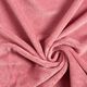 Tissu éponge douillet Bambou Uni – vieux rose,  thumbnail number 1