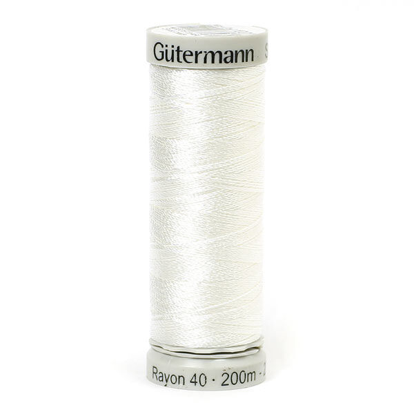 Rayon 40 Fil à broder machine (1001) | 200 m | Gütermann, image number 1