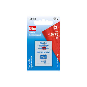 Aiguille double pour machine à coudre 130/705 Extensible [NM 4,0] | Prym, 