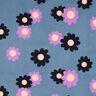 Velours milleraies Fleurs | Poppy Fabrics – bleu jean/lavande,  thumbnail number 1