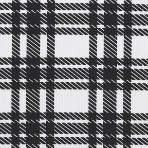 Jacquard en maille structuré à carreaux – noir/blanc, 