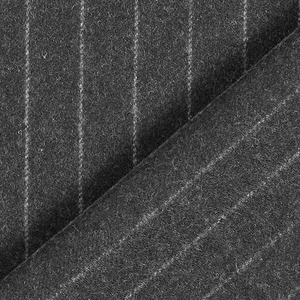 Tissu en laine Larges rayures – granit,  image number 5