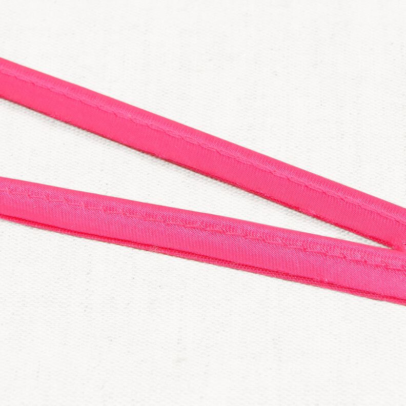 Satin Galon passepoil [10 mm] – rose vif,  image number 1
