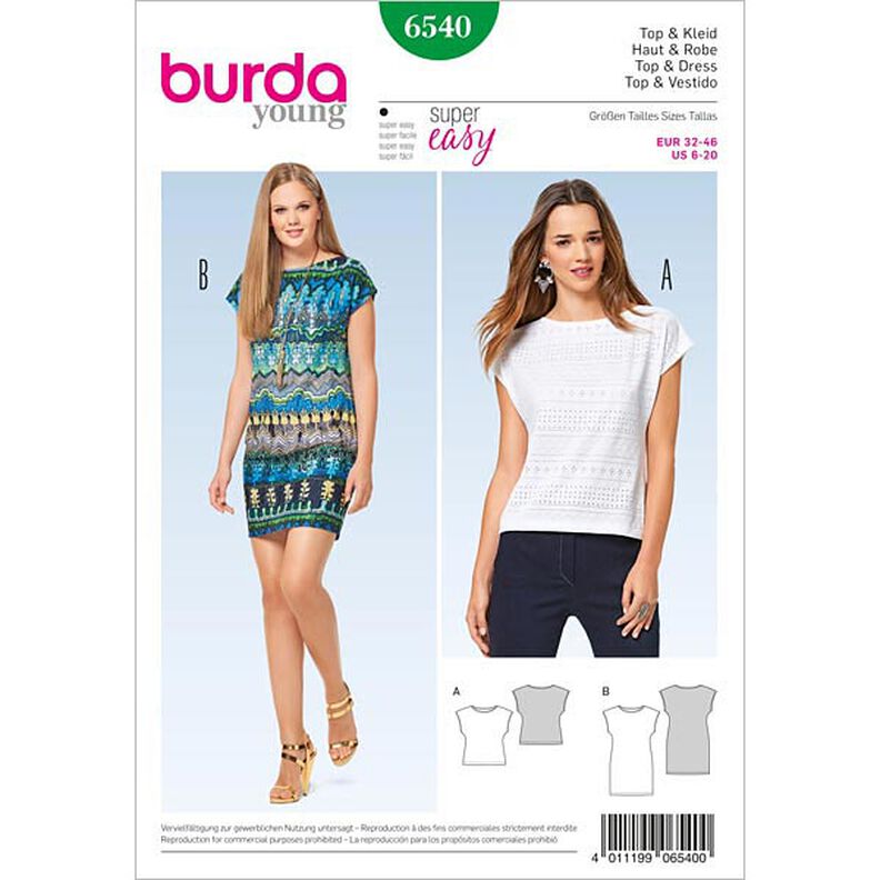 Haut / Robe, Burda 6540,  image number 1