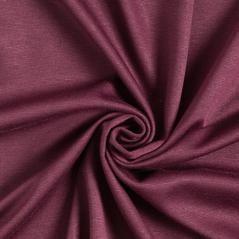 Jersey romanite Classique – rouge bordeaux,  image number 1