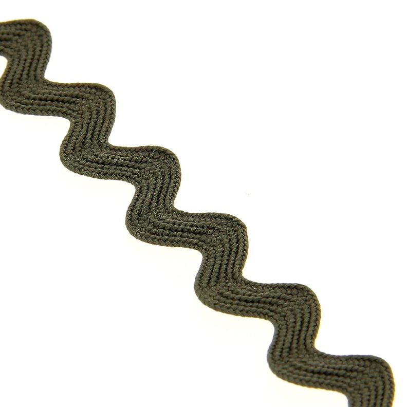 Lisse dentelée [12 mm] – olive,  image number 1
