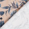 Popeline Fleurs aquarelle – dune/bleu jean,  thumbnail number 4