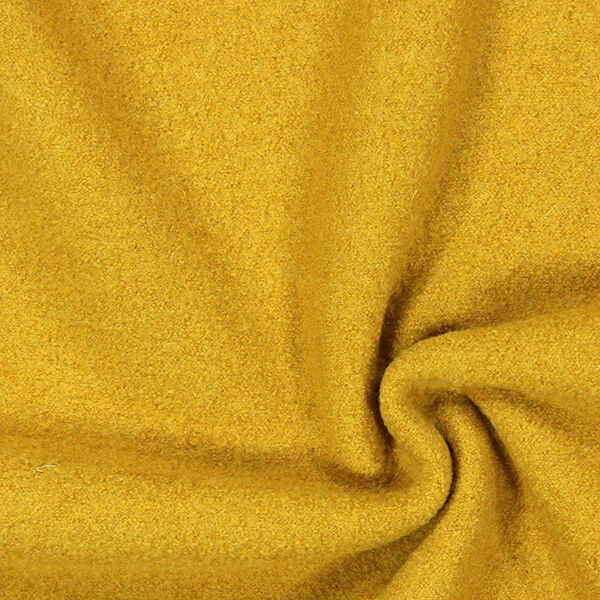 Loden de laine foulé – moutarde,  image number 1