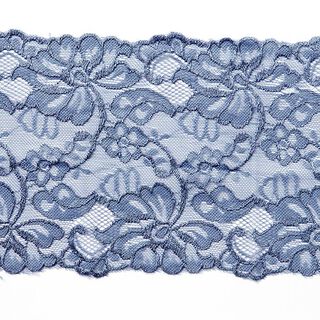 Dentelle élastique Selene [150 mm] - bleu pigeon, 