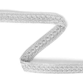 Galon Lurex, 15 mm – argent, 